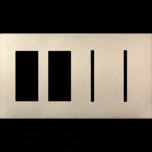 Lutron LWT-TTGG-SN - NW AR WP 2 ACC PLDM, 2 GFK T OPNG IN SN