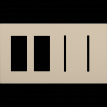 Lutron LWT-TTGG-TP - NW AR WP 2 ACC PLDM, 2 GFK T OPNG IN TP
