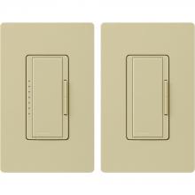 Lutron MACL-153M-RHW-IV - MAESTRO LED+ REMOTE KIT IVORY WALLPLATE