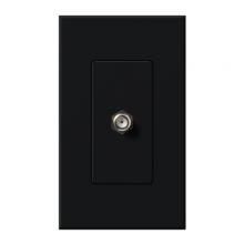 Lutron NT-CJ-BL - NOVA T CABLE TV JACK BLACK