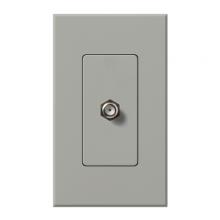 Lutron NT-CJ-GR - NOVA T CABLE TV JACK GRAY