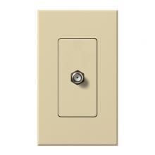 Lutron NT-CJ-IV - NOVA T CABLE TV JACK IVORY