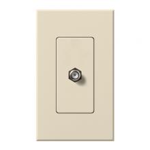 Lutron NT-CJ-LA - NOVA T CABLE TV JACK LIGHT ALMOND