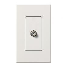 Lutron NT-CJ-WH - NOVA T CABLE TV JACK WHITE