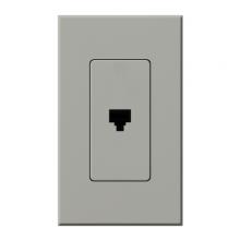 Lutron NT-PJ-GR - NOVA T PHONE JACK GRAY