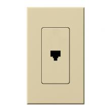Lutron NT-PJ-IV - NOVA T PHONE JACK IVORY