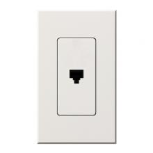 Lutron NT-PJ-WH - NOVA T PHONE JACK WHITE