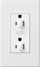 Lutron NTR-15-DDTR-WH-C - NOVAT 15A TPR RSIST DUAL DIM RCPT WH CSA