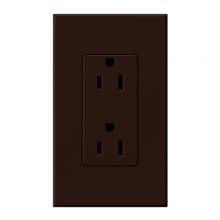 Lutron NTR-15-TR-BR - NT 15A TAMPER RESIST RECP BROWN