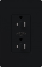 Lutron NTR-20-DDTR-BL - NOVAT 20 A TMPR RESIST DUAL DIM RECPT BL