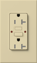 Lutron NTR-20-GFST-IV - NT 20A GFCI SELF TESTING IVORY