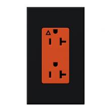 Lutron NTR-20-IG-OR-BL - 20A NOVA T ISLTD GRND RCPTCL ORNG FCE BL