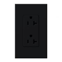 Lutron NTR-20-TR-BL - NT 20A TAMPER RESIST RECP BLACK