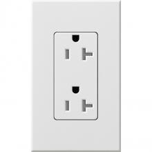 Lutron NTR-20-TR-WH - NT 20A TAMPER RESIST RECP WHITE