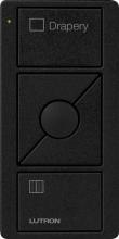 Lutron PJ2-3BRL-TMN-S07 - PICO 3BRL SHADE DRAPE BLACK SATIN