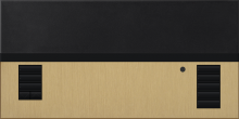 Lutron QSGFP-1TBRA - QSG METAL1 COVER 1 SHADE BRA/TRNSLCNT