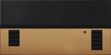 Lutron QSGFP-1TSB - QSG METAL1 COVER 1 SHADE SB/TRNSLCNT