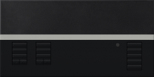 Lutron QSGFP-2TBL - QSG MATTE COVER 2 SHADE BL/TRNSLCNT