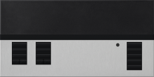 Lutron QSGFP-2TCLA - QSG METAL1 COVER 2 SHADE CLA/TRNSLCNT