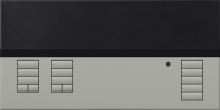 Lutron QSGFP-2TGR - QSG MATTE COVER 2 SHADE GR/TRNSLCNT
