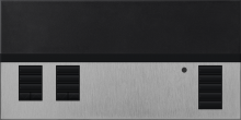 Lutron QSGFP-2TSC - QSG METAL1 COVER 2 SHADE SC/TRNSLCNT