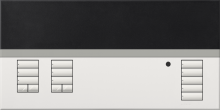 Lutron QSGFP-2TSW - QSG MATTE COVER 2 SHADE SW/TRNSLCNT