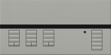 Lutron QSGFP-3GR - QSG MATTE COVER 3 SHADE GR