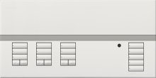 Lutron QSGFP-3SW - QSG MATTE COVER 3 SHADE SW