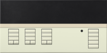Lutron QSGFP-3TBI - QSG MATTE COVER 3 SHADE BI/TRNSLCNT