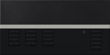 Lutron QSGFP-3TBL - QSG MATTE COVER 3 SHADE BL/TRNSLCNT