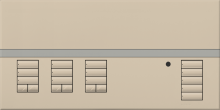 Lutron QSGFP-3TP - QSG MATTE COVER 3 SHADE TP