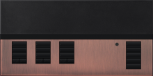 Lutron QSGFP-3TQZ - QSG METAL2 COVER 3 SHADE QZ/TRNSLCNT