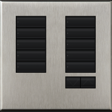 Lutron QSWE-10BRLN-SN - QSWE-WALLSTN 10BRL N/INS SN