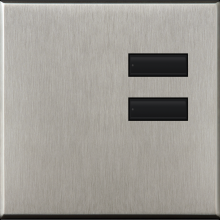 Lutron QSWE-2BN-SN - QSWE-WALLSTN 2B N/INS SN
