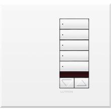 Lutron QSWE-5BRLIRN-AW - QSWE-WALLSTN 5BRLIR N/INS AW