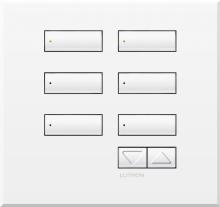 Lutron QSWE-6BRLI-SC - QSWE-WALLSTN 6BRL INS SC
