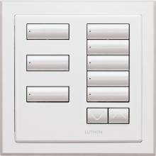 Lutron QSWE-8BRLI-AW - QSWE-WALLSTN 8BRL INS AW