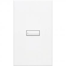 Lutron QSWS2-1BN-WH - QSWS2 WALLSTN 1B N/INS WH