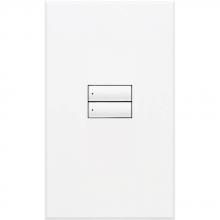 Lutron QSWS2-2BN-WH - QSWS2 WALLSTN 2B N/INS WH
