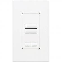 Lutron QSWS2-2BRLI-WH - QSWS2 WALLSTN 2BRL INS WH