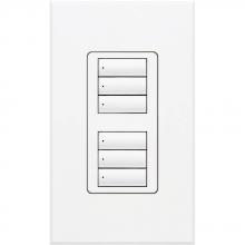 Lutron QSWS2-3BDI-WH - QSWS2 WALLSTN 3BD INS WH