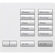 Lutron RR-T10RL-SW - RADIORA2 LG 10 BUTTON TT R/L KEYPAD SW