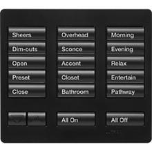 Lutron RR-T15RL-MN - RADIORA2 LGE 15 BUTTON TT R/L KEYPAD MN