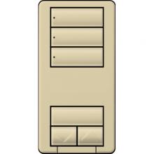 Lutron RRD-HN3S-IV - CL RA2 HYBRID 3S WALL IVORY