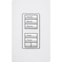 Lutron RRD-W1RLD-WH - RADIORA2 1RLD WALL KEYPAD WHITE