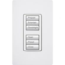 Lutron RRD-W3BD-WH - RADIORA2 3BD WALL KEYPAD WHITE