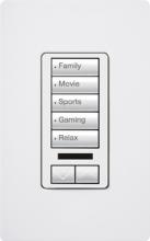 Lutron RRD-W5BRLIR-BL - RADIORA2 5BRLIR WALL KEYPAD BLACK