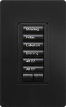 Lutron RRD-W6BRL-MN - RADIORA2 6BRL WALL KEYPAD MIDNIGHT
