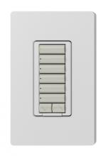 Lutron RRD-W6BRL-PD - RADIORA2 6BRL WALL KEYPAD PALLADIUM