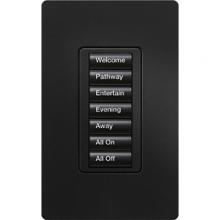Lutron RRD-W7B-MN - RADIORA2 7B WALL KEYPAD MIDNIGHT